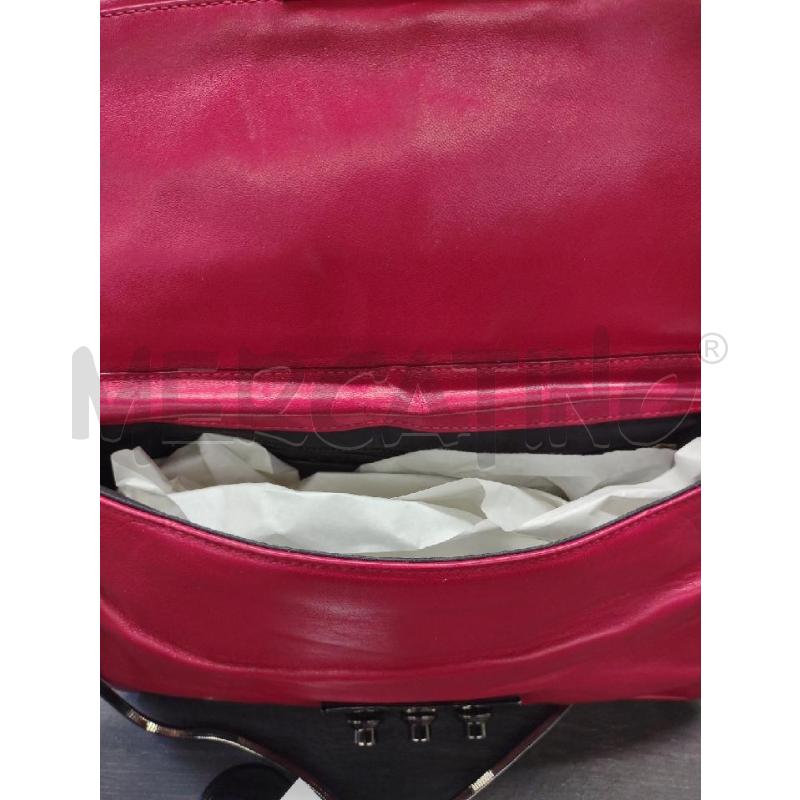 BORSA DONNA RODOLPHE MENUDIER PELLE ROSSA  | Mercatino dell'Usato Settimo torinese 4
