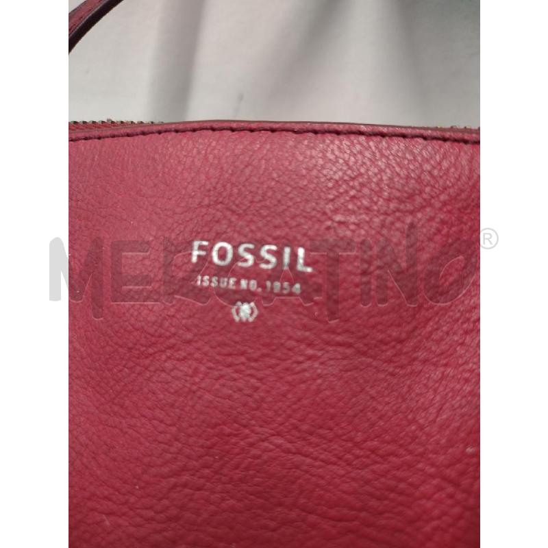 BORSA DONNA ROSSA PELLE FOSSIL  | Mercatino dell'Usato Settimo torinese 2
