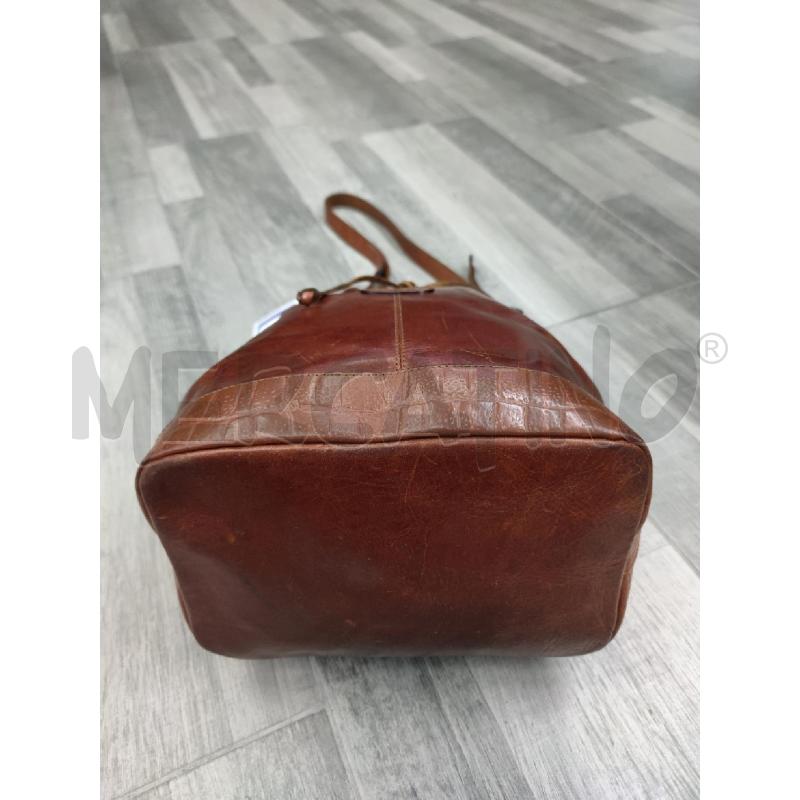 BORSA DONNA SECCHIELLO EL CAMPERO PELLE MATTONE | Mercatino dell'Usato Settimo torinese 2