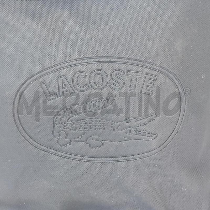 BORSA DONNA SECCHIELLO LACOSTE GOMMATO BLU | Mercatino dell'Usato Settimo torinese 3