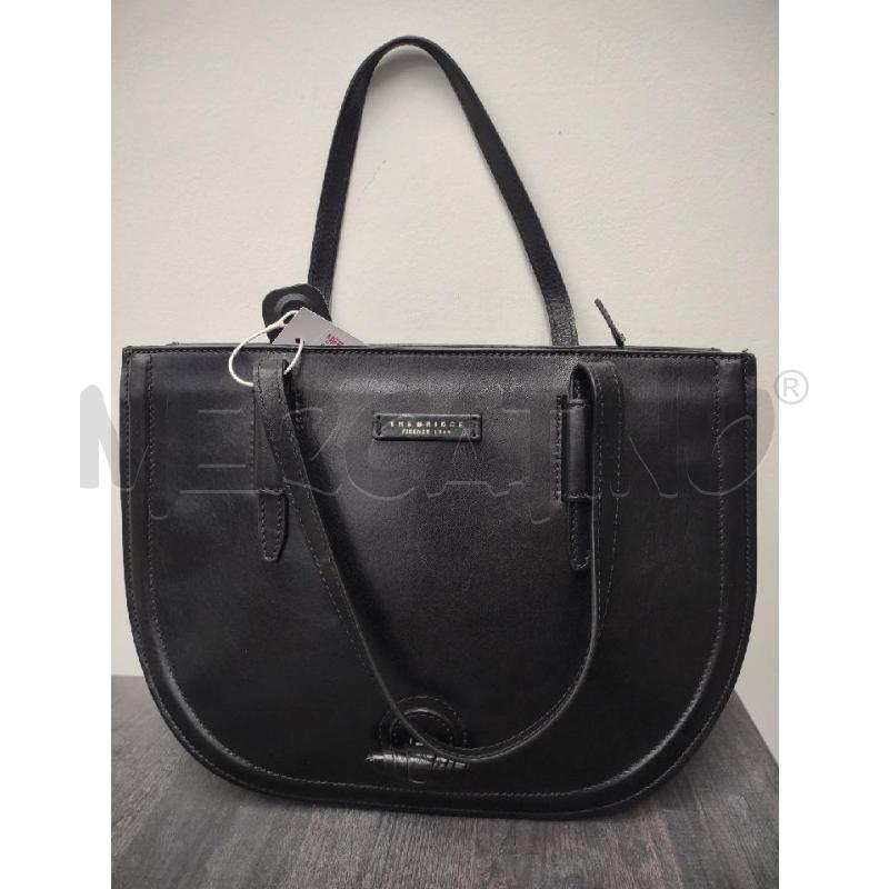 BORSA DONNA THE BRIDGE NERA PELLE PANZANI | Mercatino dell'Usato Settimo torinese 1