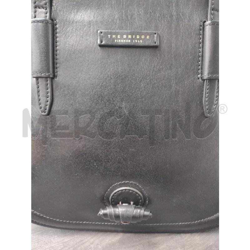 BORSA DONNA THE BRIDGE NERA PELLE PANZANI | Mercatino dell'Usato Settimo torinese 4
