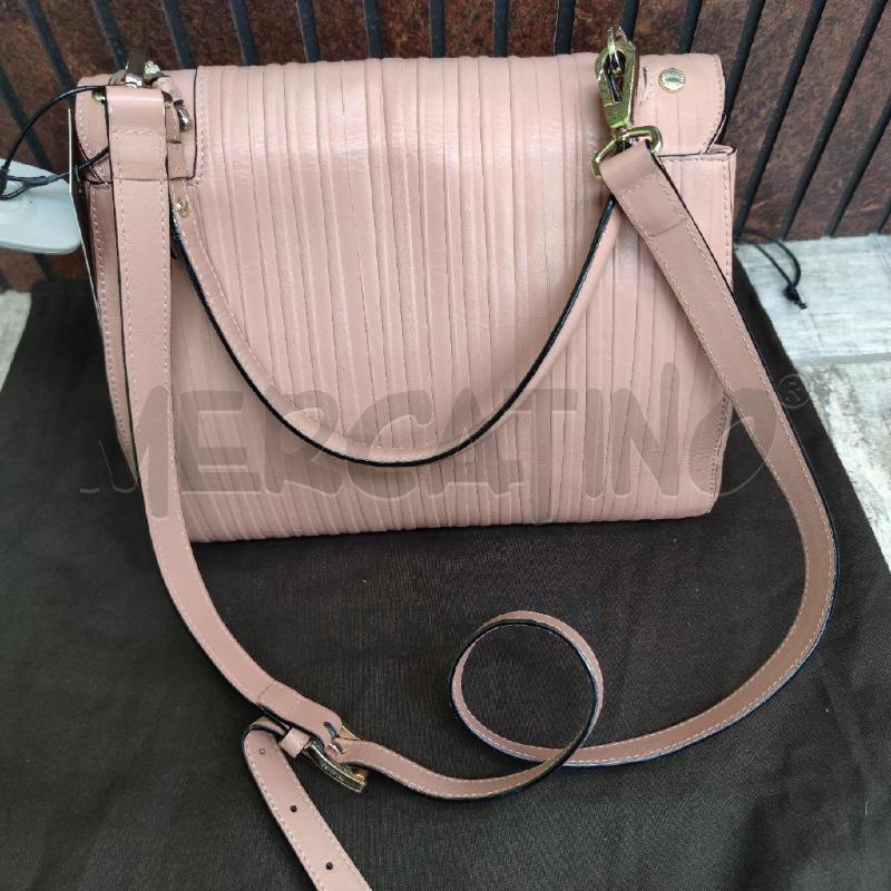 BORSA DONNA TRUSSARDI CON TRACOLLA ROSA ANTICO | Mercatino dell'Usato Settimo torinese 3