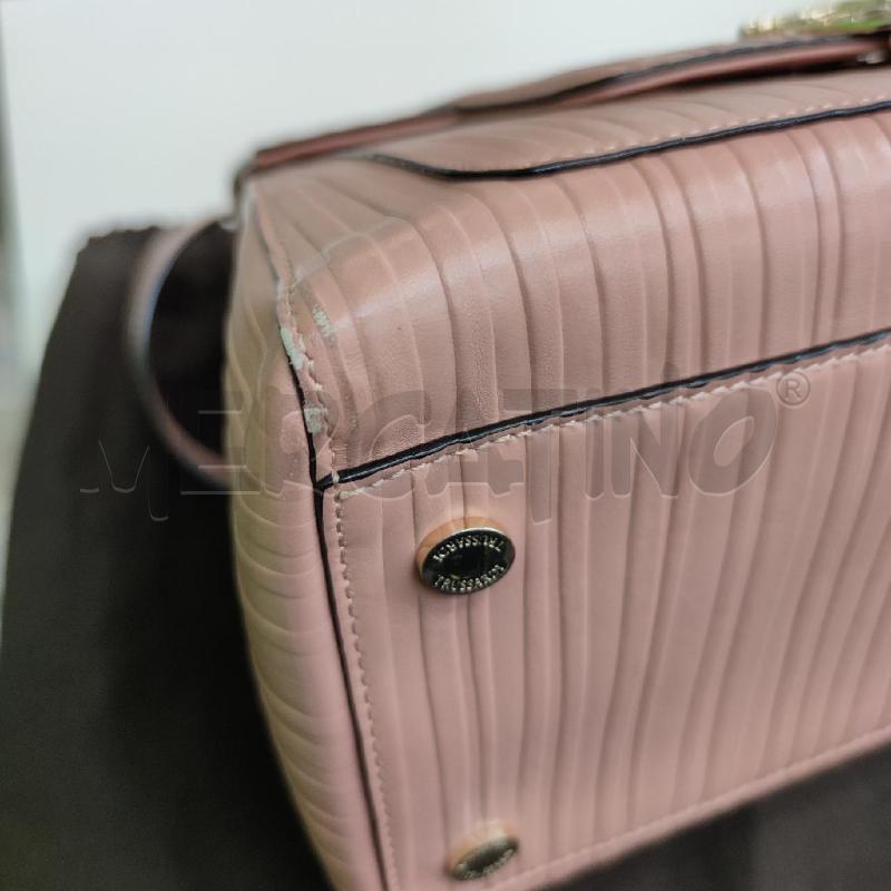 BORSA DONNA TRUSSARDI CON TRACOLLA ROSA ANTICO | Mercatino dell'Usato Settimo torinese 4