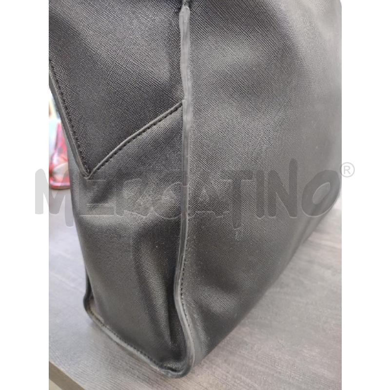 BORSA DONNA TWINSET NERA EFFETTO SAFFIANO | Mercatino dell'Usato Settimo torinese 4