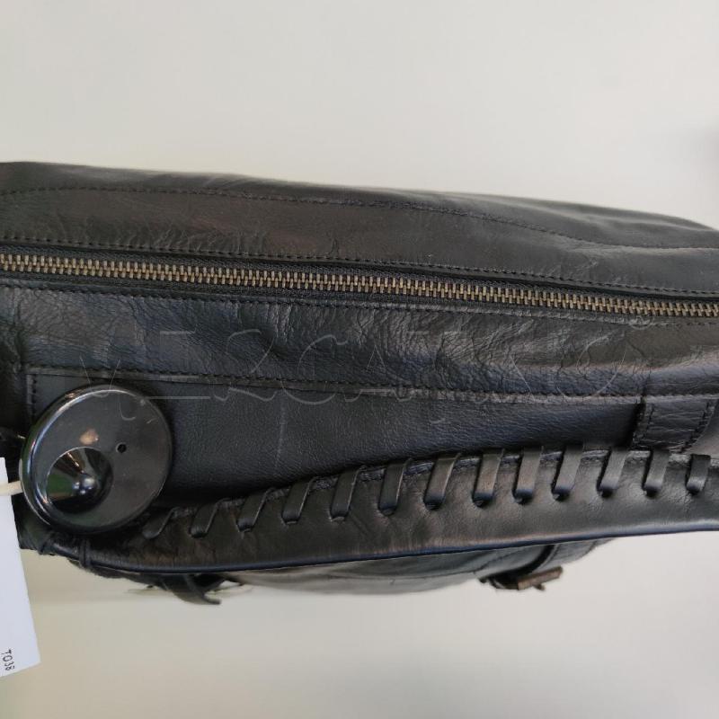 BORSA DONNA VIVIVEE PELLE NERA BORCHIE | Mercatino dell'Usato Settimo torinese 5
