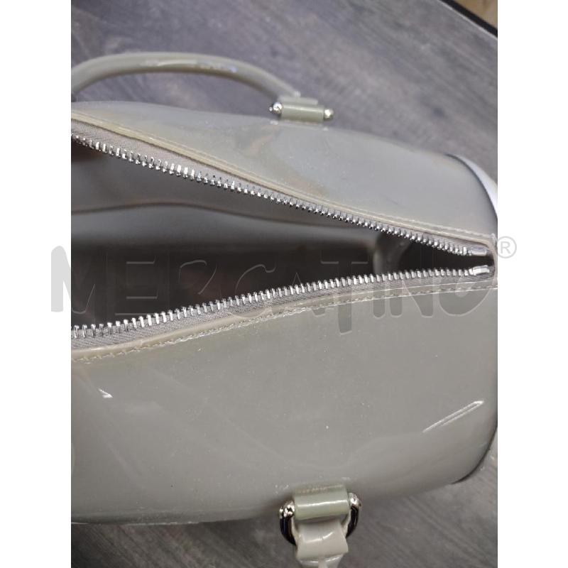 BORSA FURLA CANDY BAG GRIGIA PARTE ARGENTATA LATO | Mercatino dell'Usato Settimo torinese 4