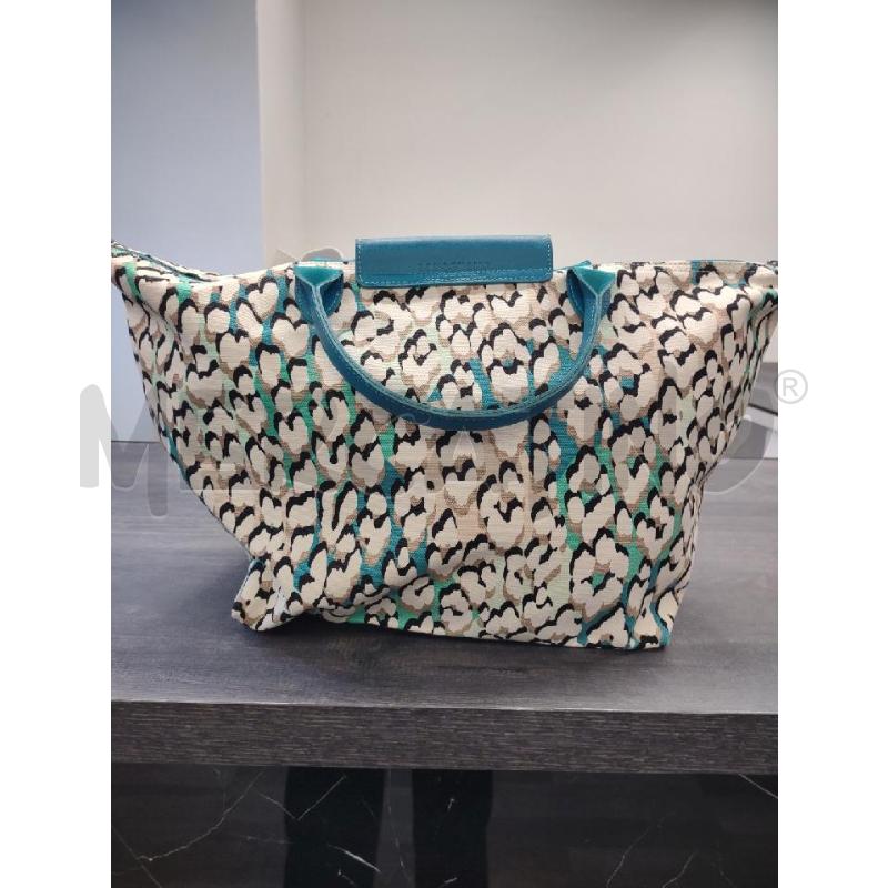 BORSA LONGCHAMP PLIAGE TELA MACULATA MANICI AZZURRI | Mercatino dell'Usato Settimo torinese 2