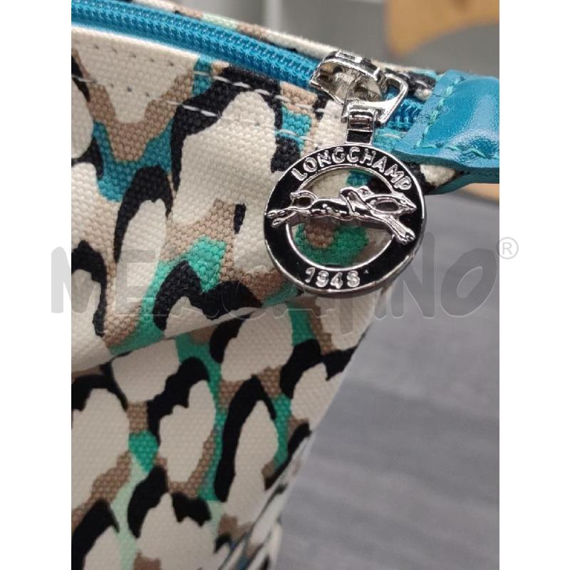 BORSA LONGCHAMP PLIAGE TELA MACULATA MANICI AZZURRI | Mercatino dell'Usato Settimo torinese 5