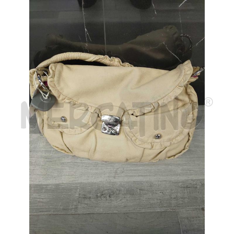 BORSA PELLE BEIGE SECRET PON PON TASCHE FRONTALI | Mercatino dell'Usato Settimo torinese 1
