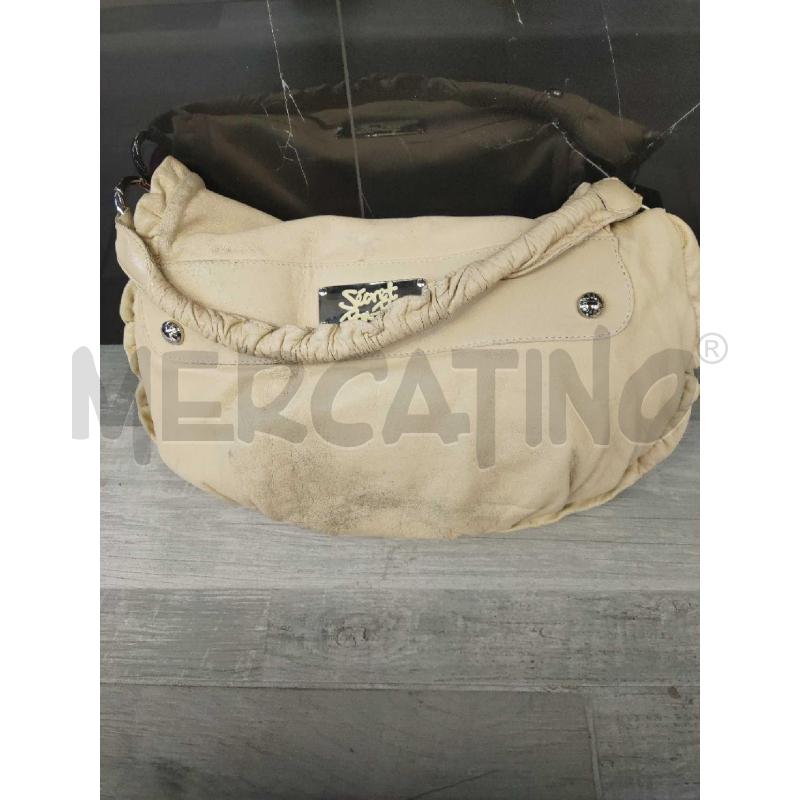 BORSA PELLE BEIGE SECRET PON PON TASCHE FRONTALI | Mercatino dell'Usato Settimo torinese 2