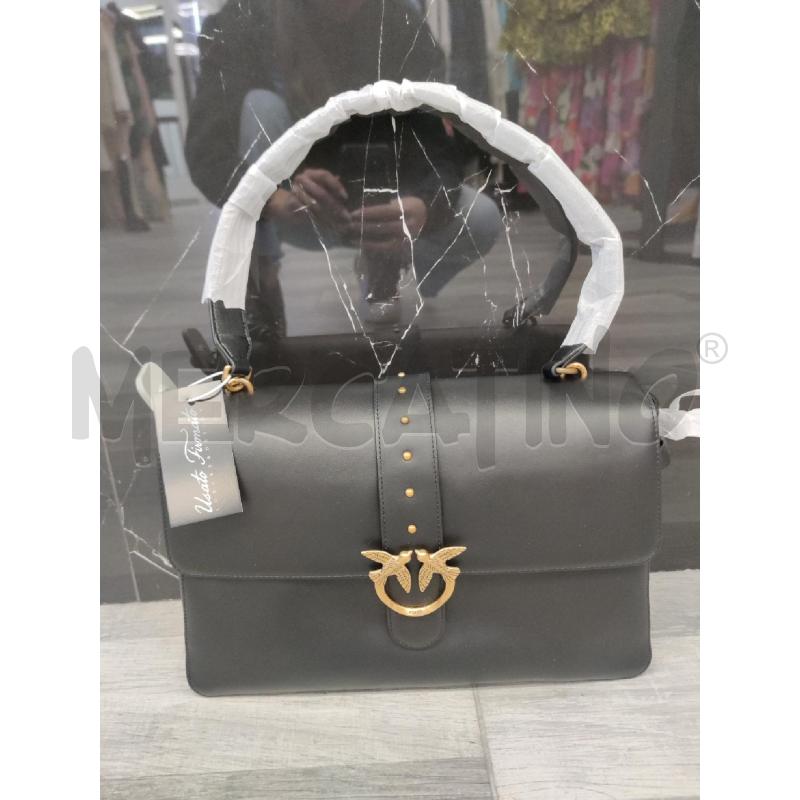 BORSA PINKO LOVE ONE EXTRA SLOUCHY PELLE NERA | Mercatino dell'Usato Settimo torinese 1