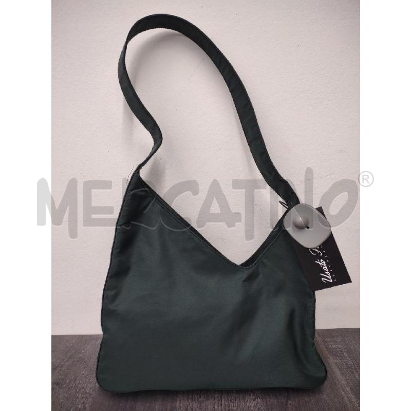 BORSA PRADA ASSIMMETRICA NYLON VERDE | Mercatino dell'Usato Settimo torinese 1