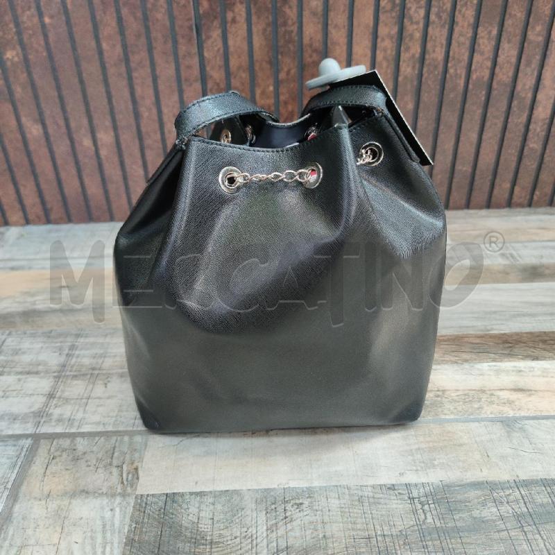 BORSA SECCHIELLO COCCINELLE PELLE NERO | Mercatino dell'Usato Settimo torinese 1