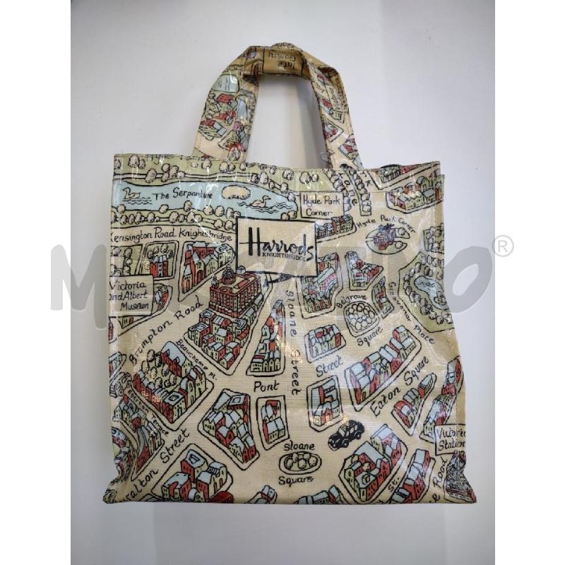 BORSETTA DONNA HARRODS BEIGE KNIGHTSBRIDGE | Mercatino dell'Usato Settimo torinese 1