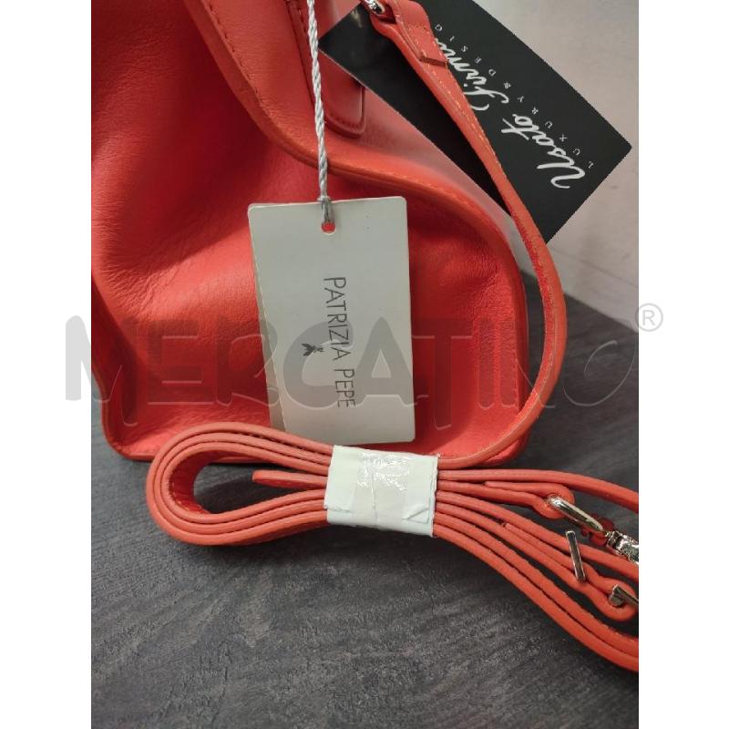 BORSETTA DONNA PATRIZIA PEPE ARANCIO NUOVA CON TRACOLLA | Mercatino dell'Usato Settimo torinese 3