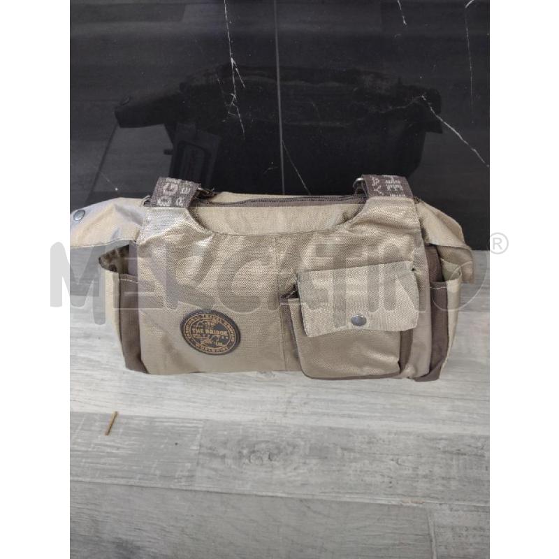 BORSETTA DONNA THE BRIDGE TESSUTO BEIGE MARR | Mercatino dell'Usato Settimo torinese 1