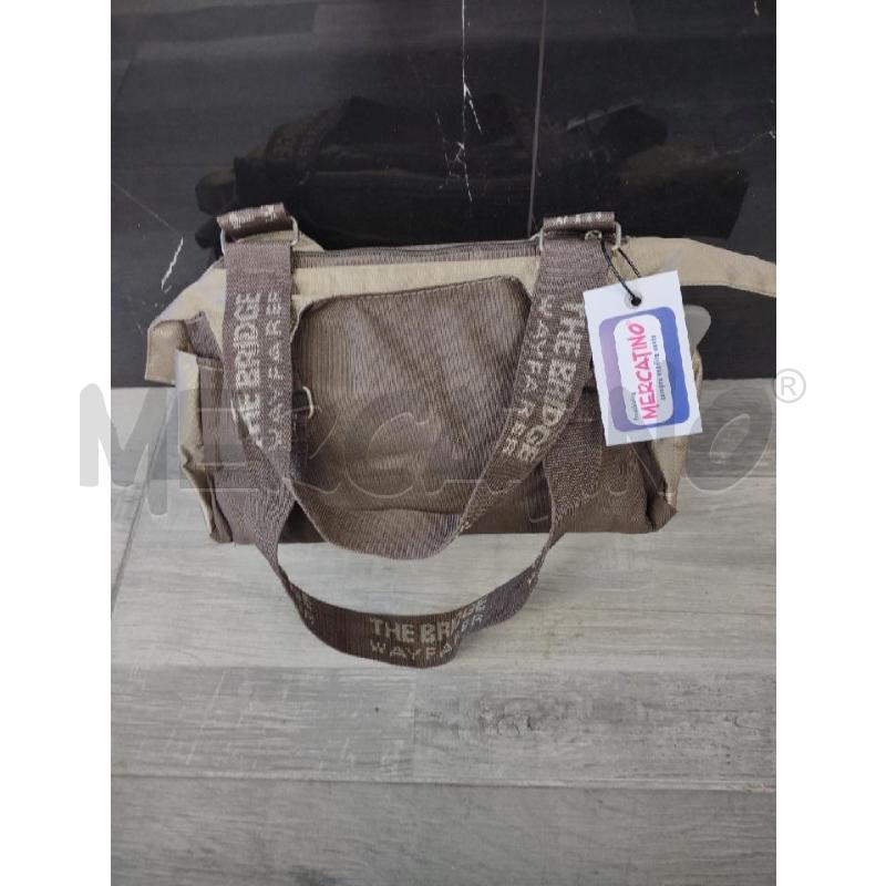 BORSETTA DONNA THE BRIDGE TESSUTO BEIGE MARR | Mercatino dell'Usato Settimo torinese 2