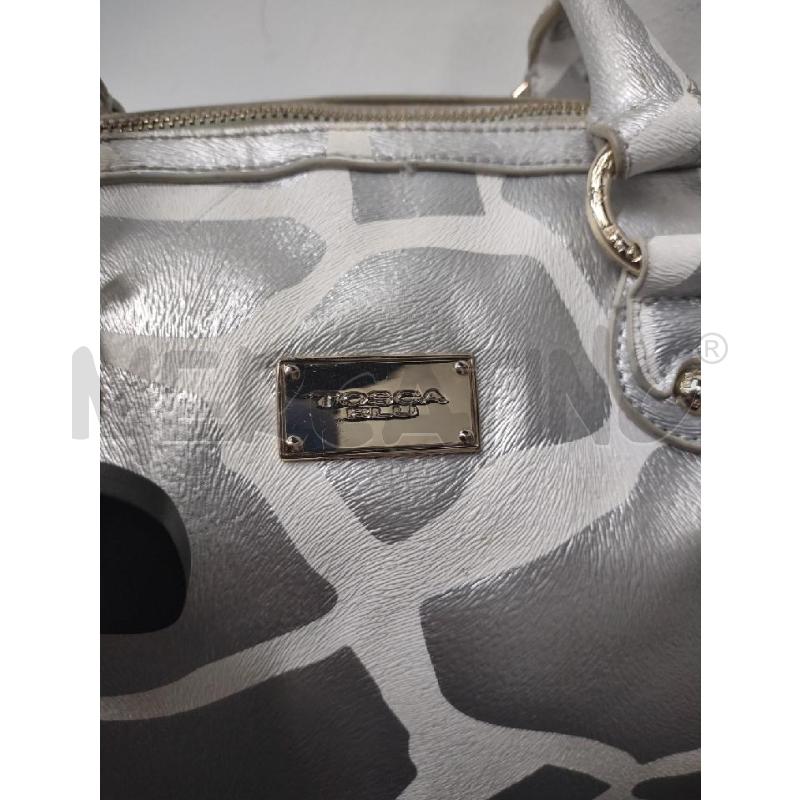 BORSETTA DONNA TOSCA BLU BIANCA FANT ARGENT | Mercatino dell'Usato Settimo torinese 2