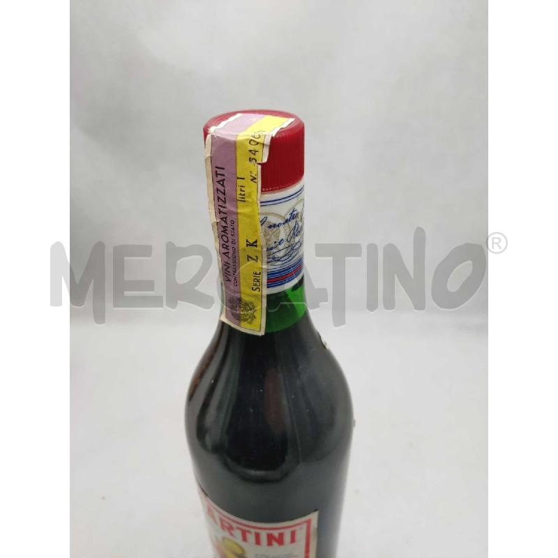 BOTTIGLIA MARTINI ROSSO DA 1 LITRO VERMOUTH | Mercatino dell'Usato Settimo torinese 3