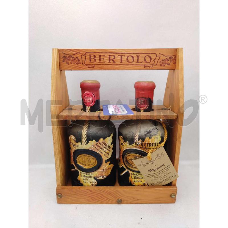 BOTTIGLIE VINO CHEMME 1990+1961 COFANETTO  | Mercatino dell'Usato Settimo torinese 1