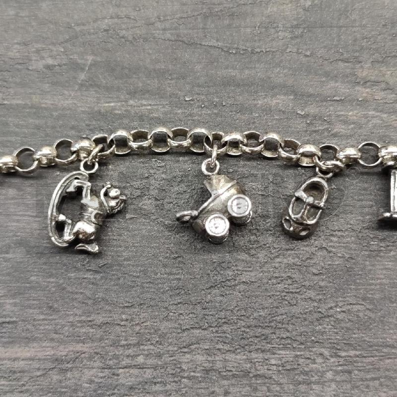 BRACCIALETTO GIOVANNI RASPINI CHARM BIMBI A CHIUSURA T | Mercatino dell'Usato Settimo torinese 2