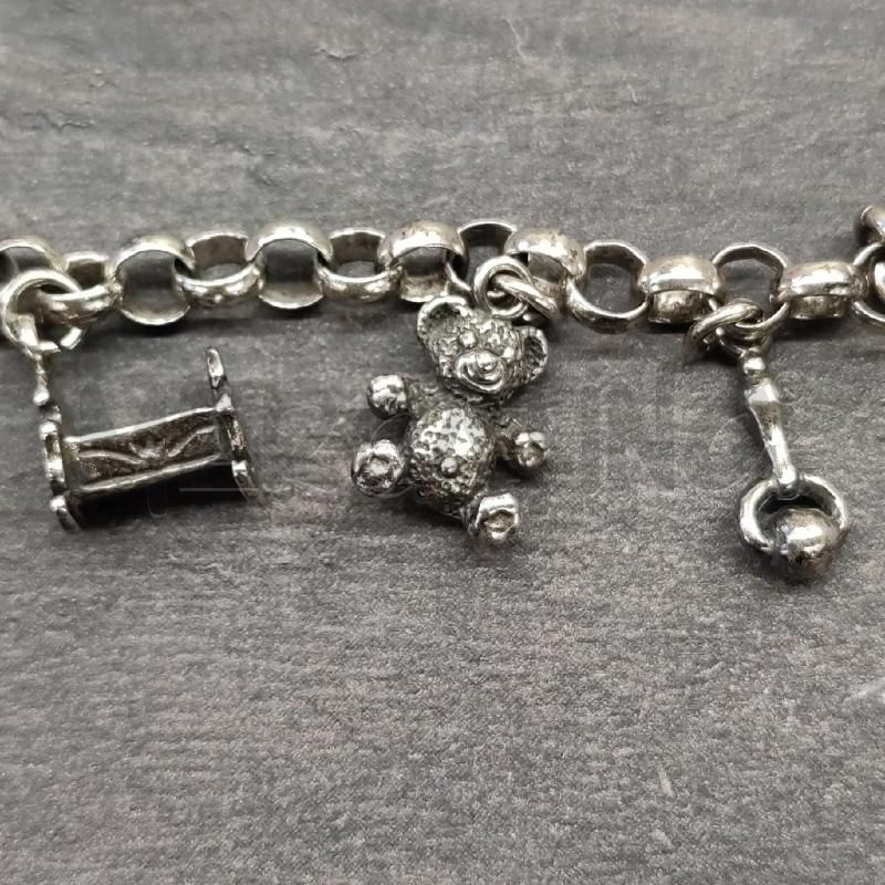 BRACCIALETTO GIOVANNI RASPINI CHARM BIMBI A CHIUSURA T | Mercatino dell'Usato Settimo torinese 3