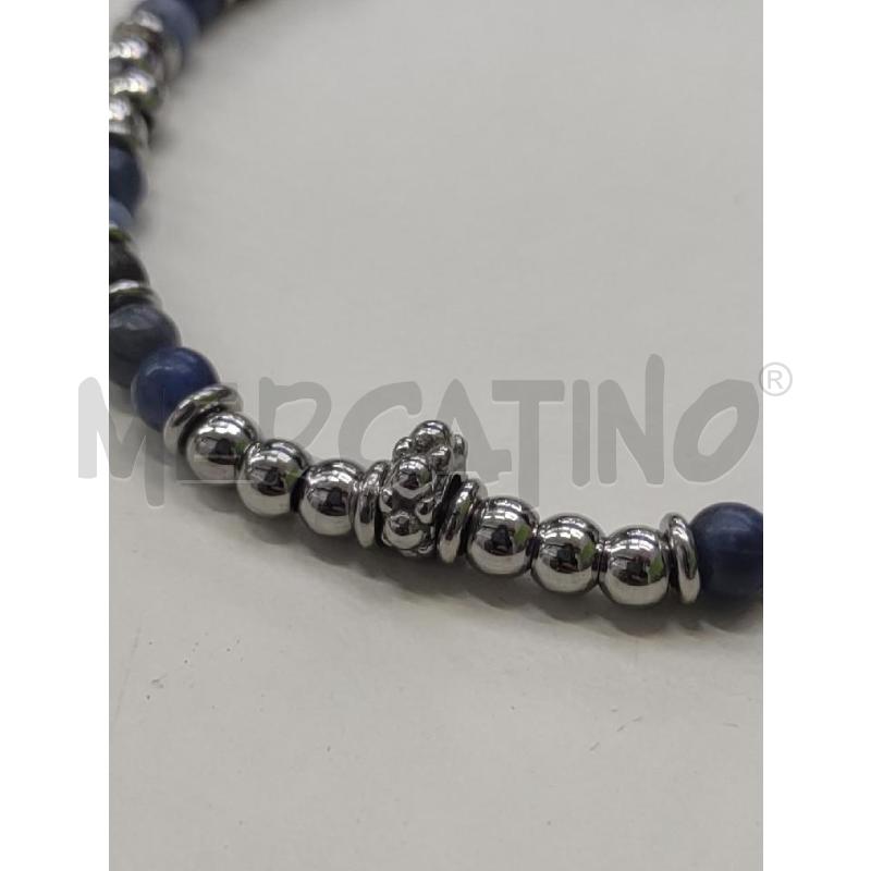 BRACCIALE ACCIAIO SFERE BLU VERDE | Mercatino dell'Usato Settimo torinese 2