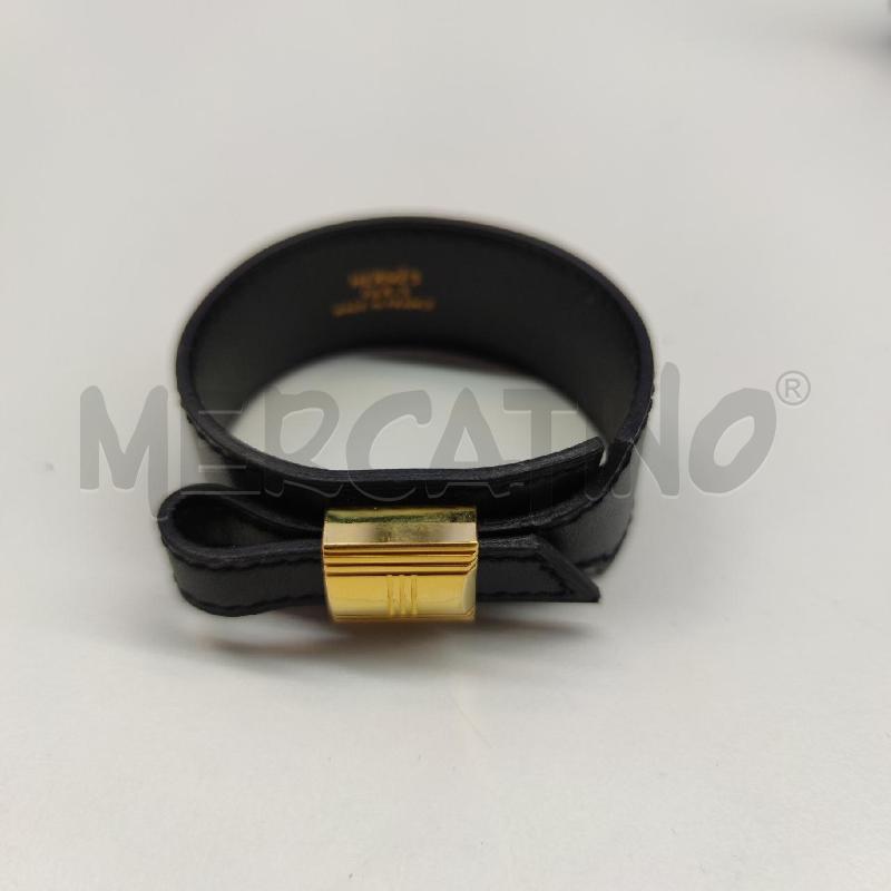 BRACCIALE HERMES ARTEMIS PELLE NERA | Mercatino dell'Usato Settimo torinese 1