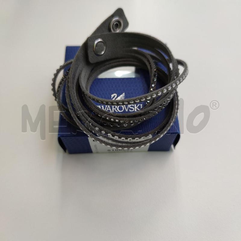 BRACCIALE SWAROVSKI MULTIFILI GRIGIO STRASS | Mercatino dell'Usato Settimo torinese 1