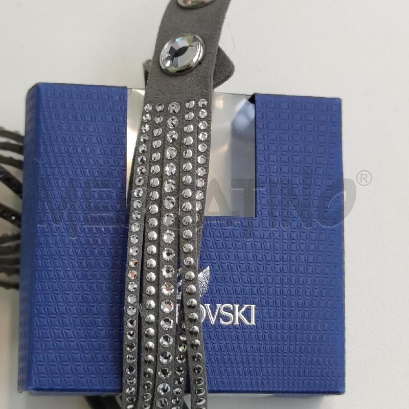 BRACCIALE SWAROVSKI MULTIFILI GRIGIO STRASS | Mercatino dell'Usato Settimo torinese 3