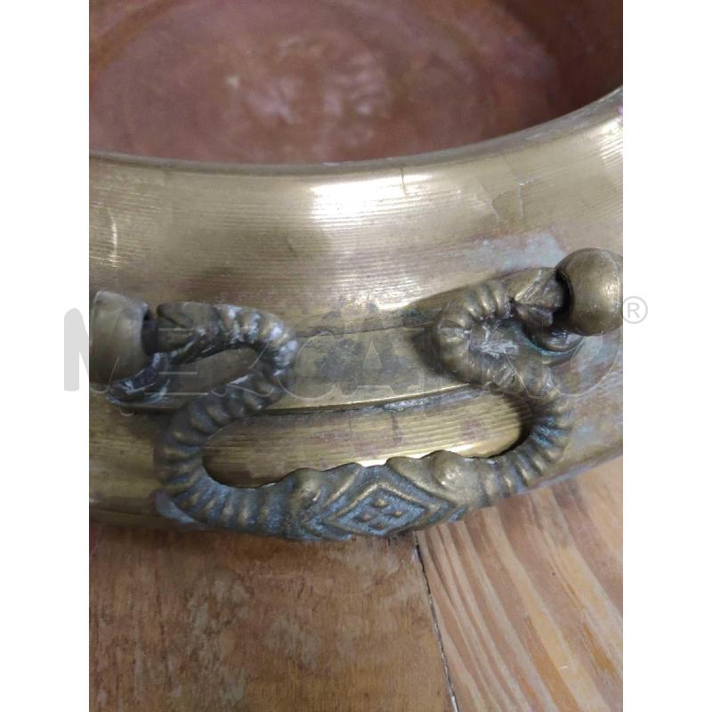 BRACIERE STRUTURA LEGNO   OTTONE  | Mercatino dell'Usato Settimo torinese 2