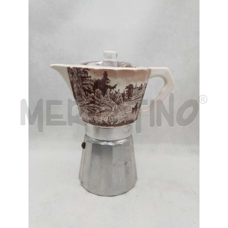 CAFFETTIERA BASE ACCIAIO E CERAMICA | Mercatino dell'Usato Settimo torinese 1