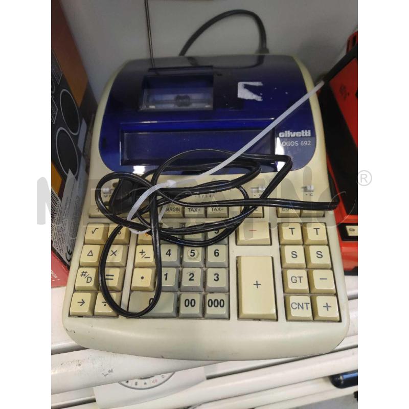 CALCOLATRICE OLIVETTI BIANCA ELETRONICA  | Mercatino dell'Usato Settimo torinese 1
