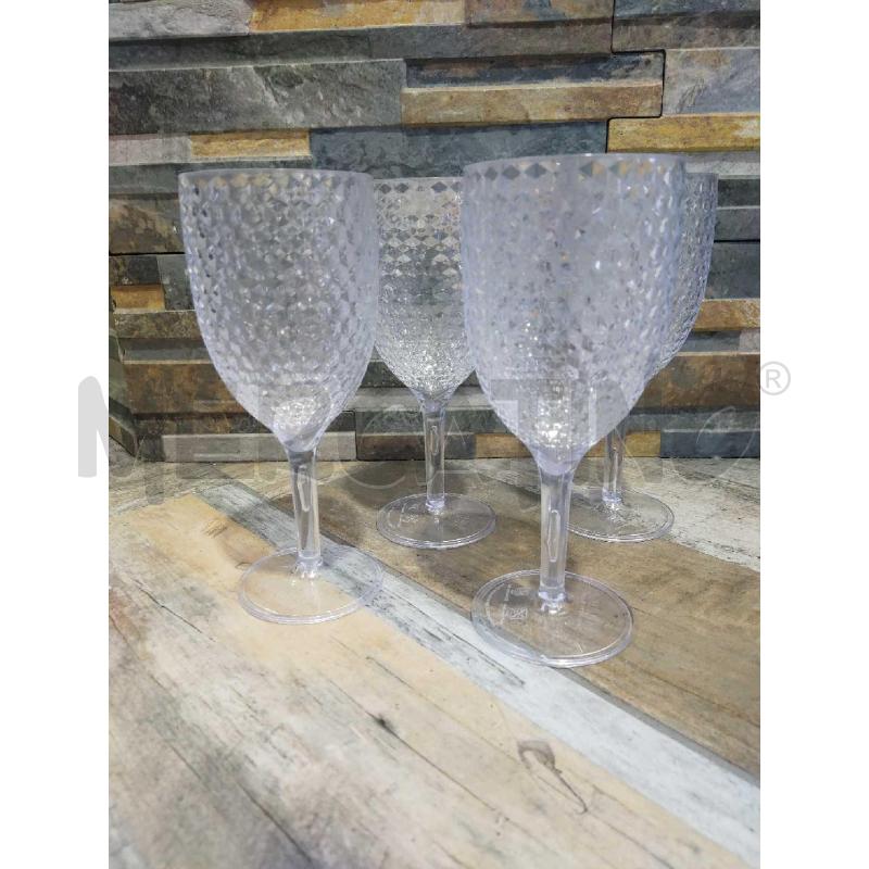 CALICE SET DA 4 TRASPARENTI CAMBRIDGE ENGLAND BY DESIGN   | Mercatino dell'Usato Settimo torinese 1