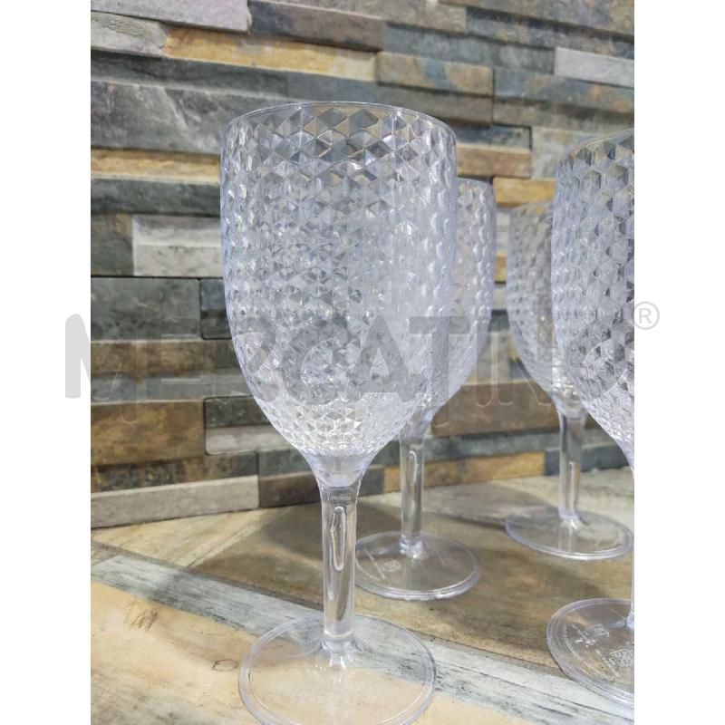 CALICE SET DA 4 TRASPARENTI CAMBRIDGE ENGLAND BY DESIGN   | Mercatino dell'Usato Settimo torinese 2