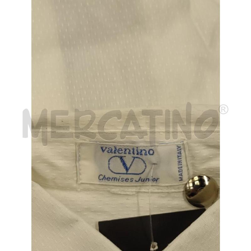 CAMICIA BAMBINO VALENTINO CHEMISES BIANCA PUNTINATA | Mercatino dell'Usato Settimo torinese 3