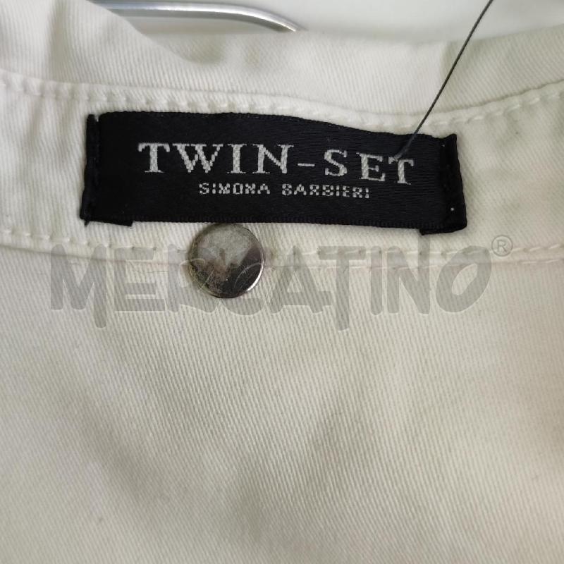 CAMICIA DONNA GIACCHINA TWINSET PANNA BORCHIETTE | Mercatino dell'Usato Settimo torinese 3