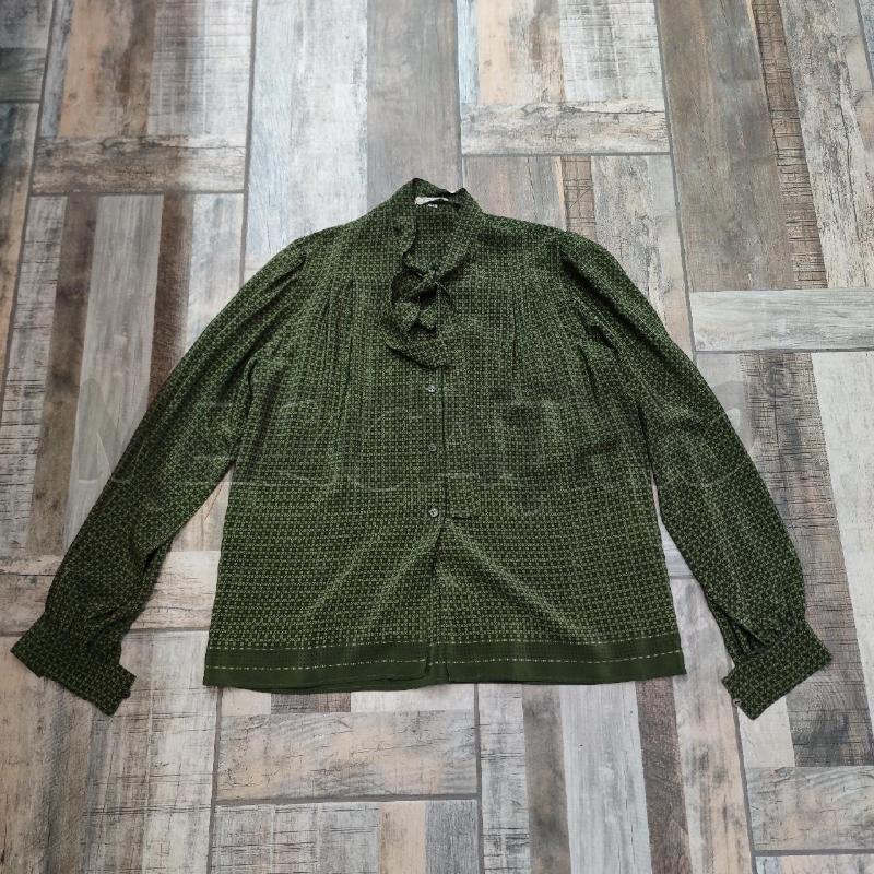 CAMICIA DONNA GIVENCHY 5 VERDE FUSCIACCA FANTASIA  | Mercatino dell'Usato Settimo torinese 1
