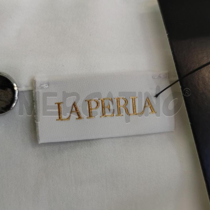 CAMICIA DONNA LA PERLA BIANCA BOTTONE PERLATI | Mercatino dell'Usato Settimo torinese 3