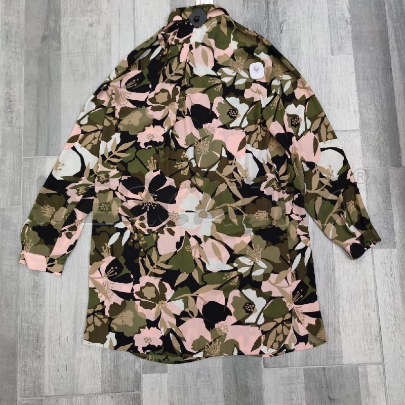 CAMICIA DONNA LIU JO VERDONE FIORI ROSA  | Mercatino dell'Usato Settimo torinese 3