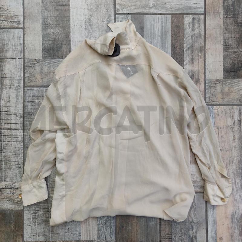 CAMICIA DONNA MAXMARA BEIGE SETA  | Mercatino dell'Usato Settimo torinese 2