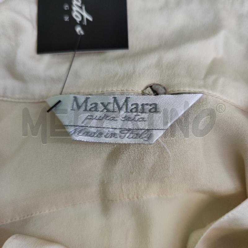 CAMICIA DONNA MAXMARA BEIGE SETA  | Mercatino dell'Usato Settimo torinese 3