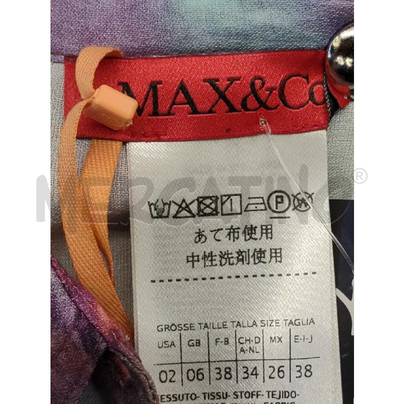 CAMICIA DONNA MAX&CO TIE-DYE IN VISCOSA CON COULISSE SUL FONDO PARTE SCHIENA NUOVA CON ETICHETTA | Mercatino dell'Usato Settimo torinese 3