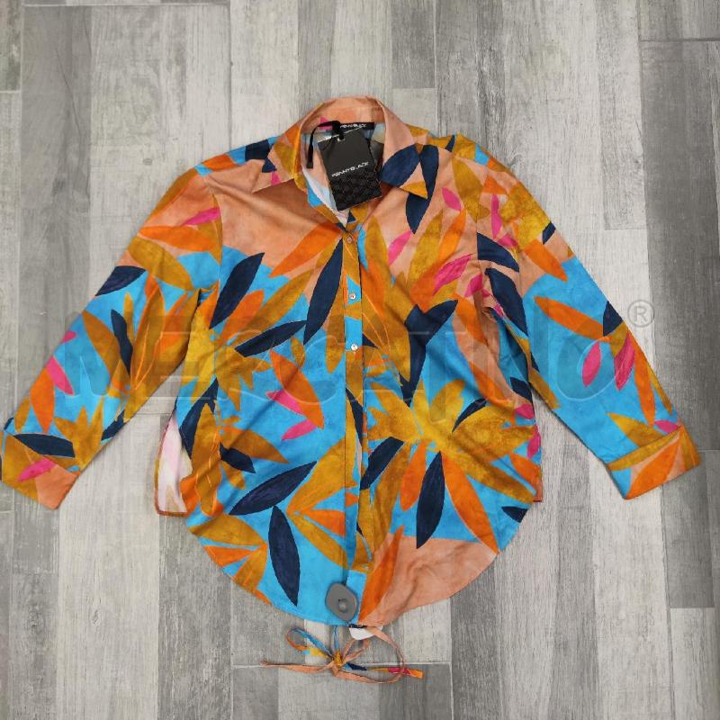 CAMICIA DONNA PENNYBLACK AZZURRA ARANCIO INCROCIO  | Mercatino dell'Usato Settimo torinese 1