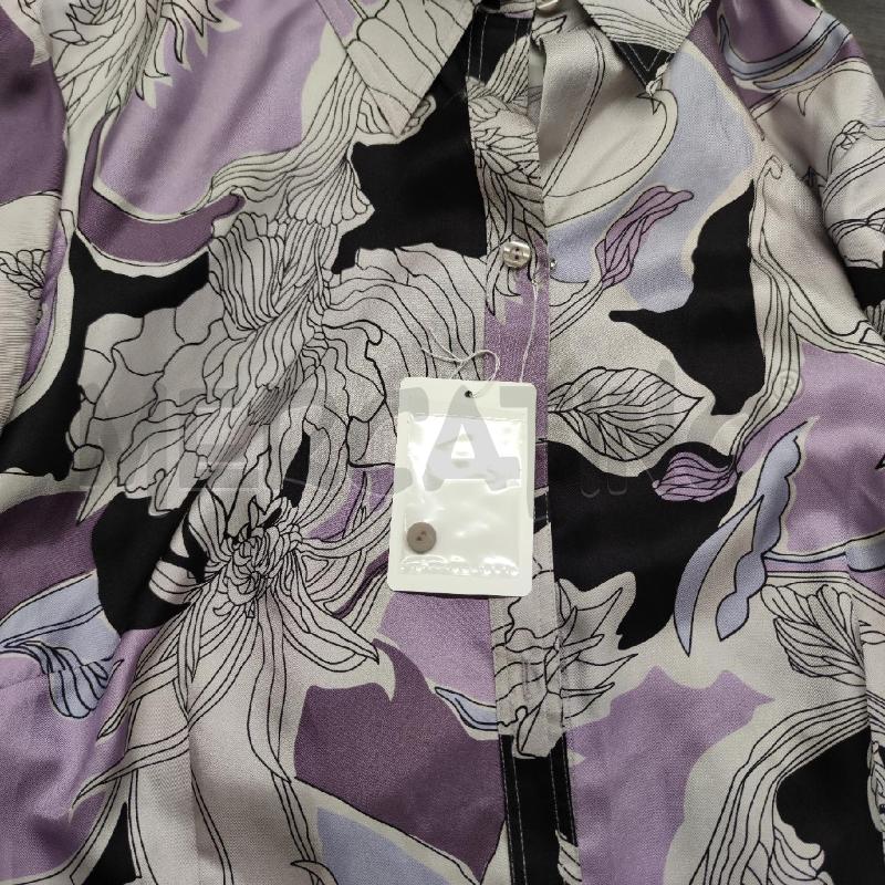 CAMICIA DONNA PETER HAHN SETA VIOLA FIORI NUOVA  | Mercatino dell'Usato Settimo torinese 4