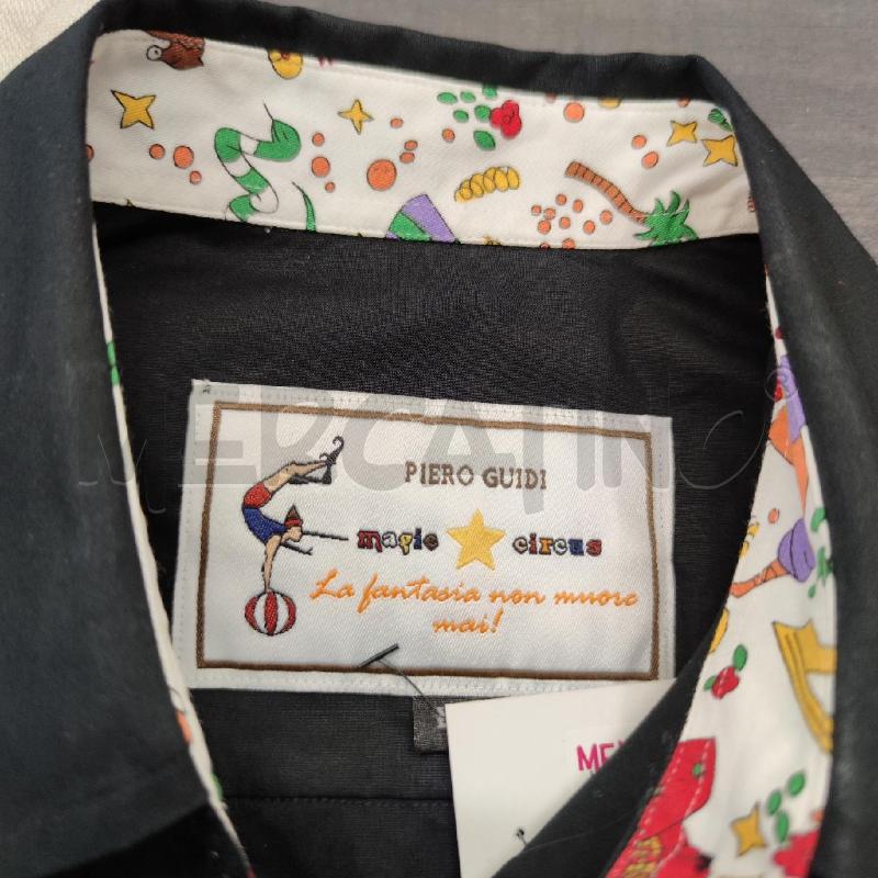 CAMICIA DONNA PIERO GUIDI NERA BOTTONCINI ORO | Mercatino dell'Usato Settimo torinese 3
