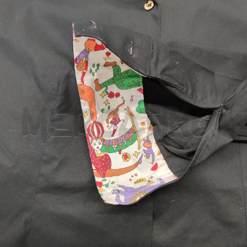 CAMICIA DONNA PIERO GUIDI NERA BOTTONCINI ORO | Mercatino dell'Usato Settimo torinese 5