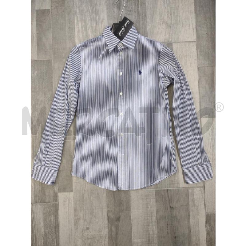 CAMICIA DONNA POLO RALPH LAUREN BLU RIGHINE | Mercatino dell'Usato Settimo torinese 1
