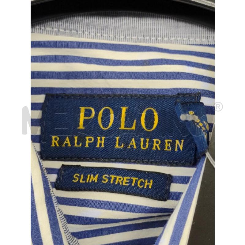 CAMICIA DONNA POLO RALPH LAUREN BLU RIGHINE | Mercatino dell'Usato Settimo torinese 3